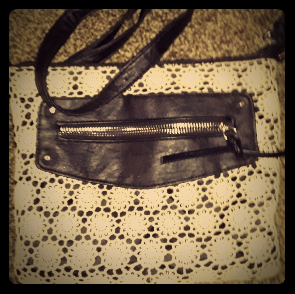 Lace crossbody purse
